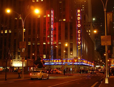 Radio Music on Distractions  Reflections   Radio City Music Hall