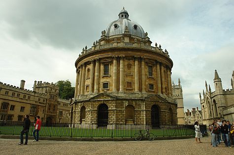 north is Radcliffe Camera,