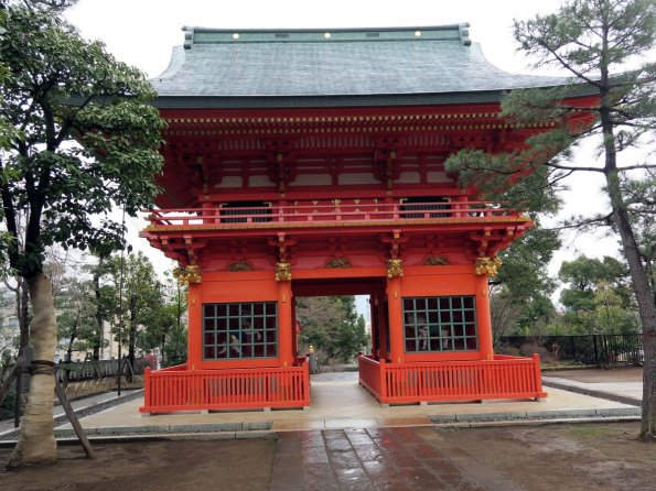 di_20150306_204601_nishiwaseda_hoshojitemple_front_gate_reverse