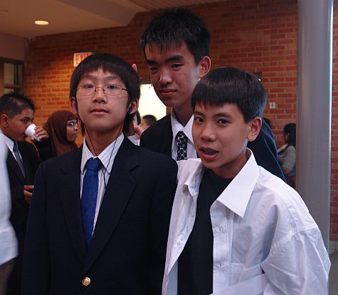 Ryan with fellow graduates